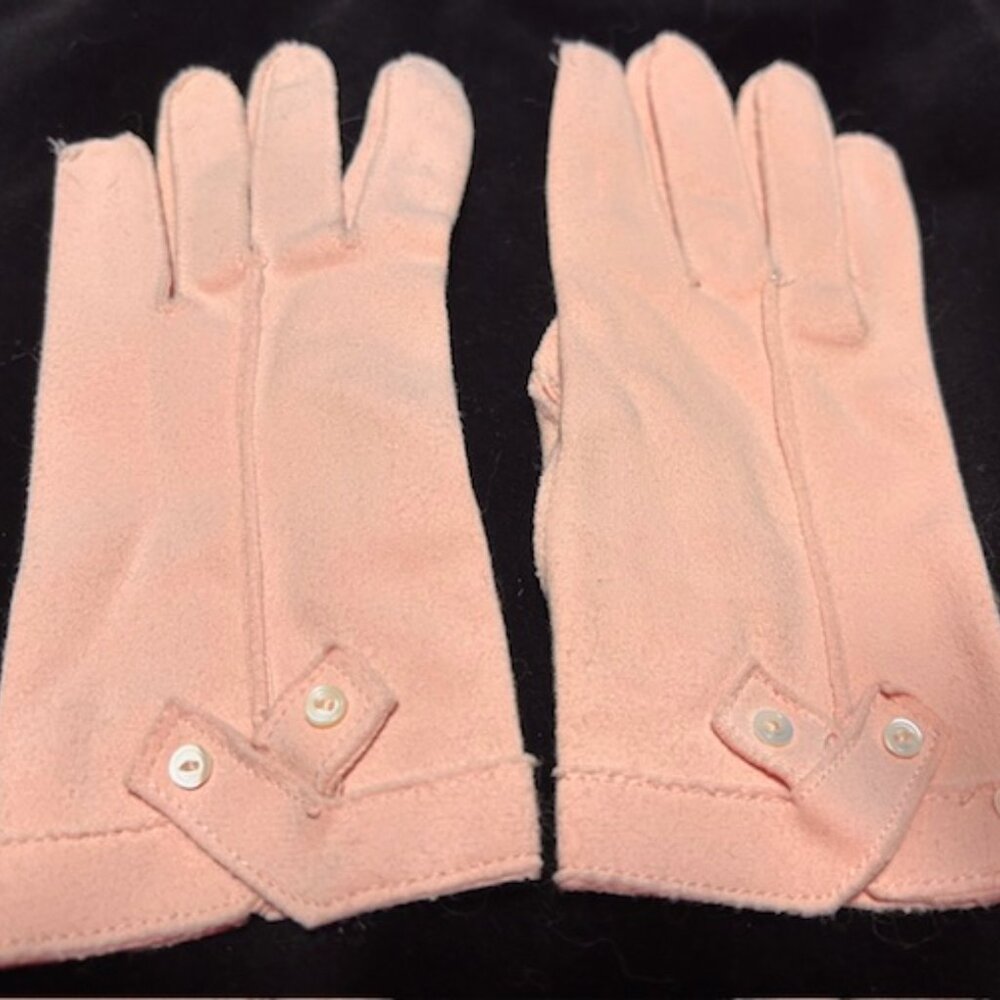 Vintage Blush Pink Gloves